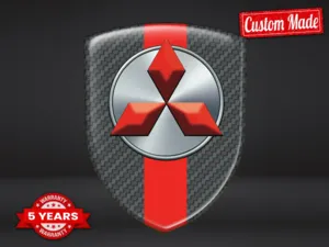 Mitsubishi Decalcomanie Vetri Auto Max Chic Pro Edizione Durevole